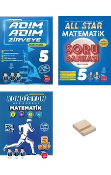 5. Sınıf Adım Adım Zirveye All Star Ve Kondisyon Matematik 3lü Set 5. Sınıf Adım Adım Zirveye All Star Ve Kondisyon Matematik 3lü Set