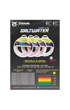 Pioneer Saltwater Eco Leader Clear 50 Metre Misina 0.45 Pioneer Saltwater Eco Leader Clear 50 Metre Misina 0.45
