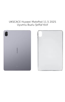 Huawei Matepad 11.5 2025 Papermatte Kılıf - Frosted Series Buzlu Şeffaf Arka Huawei Matepad 11.5 2025 Papermatte Kılıf - Frosted Series Buzlu Şeffaf Arka