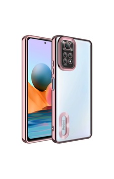 Xiaomi Redmi Note 11s Global Kılıf Kamera Korumalı Logo Gösteren Zore Omega Kapak Rose Gold Xiaomi Redmi Note 11s Global Kılıf Kamera Korumalı Logo Gösteren Zore Omega Kapak Rose Gold