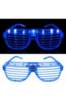 Led - 473 - Işıklı Panjur Parti Gözlüğü Mavi Renk - Spt-gld - Shutter Gözlük Led - 473 - Işıklı Panjur Parti Gözlüğü Mavi Renk - Spt-gld - Shutter Gözlük