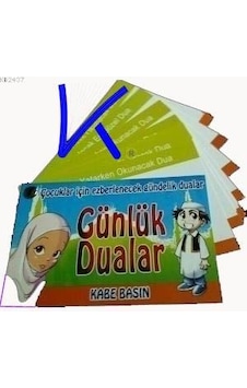 Günlük Dualar Kartela - Kabe Basın Günlük Dualar Kartela - Kabe Basın
