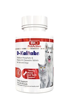 Bio Petactive D-Kaltabs D3 Kalsiyum Köpek Vitamin Tableti 84'lü 126 G