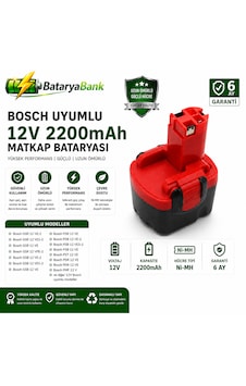 Bosch 12v 2200mah Ni-cd Matkap Batarya Bosch 12v 2200mah Ni-cd Matkap Batarya