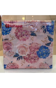 Tohana Flower 20li Kağıt Peçete Açık Pembe Tohana Flower 20li Kağıt Peçete Açık Pembe