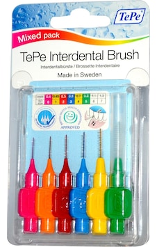 Tepe Interdental Arayüz Fırçası Karışık Set 6'lı