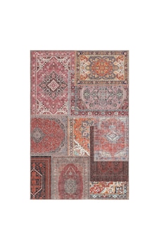 Cool Halı Patchwork Kırmızı Kiremit Vintage Eskitme Bohem Şönil İnce Halı Salon Oturma Odası Halısı Cool Halı Patchwork Kırmızı Kiremit Vintage Eskitme Bohem Şönil İnce Halı Salon Oturma Odası Halısı