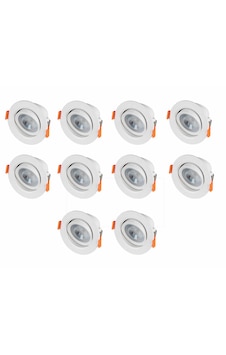 Horoz Led Spot Armatür Plastik Beyaz Kasa Cob 5w 3000k