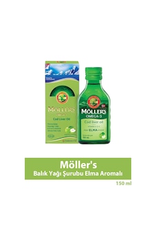 Möller's Balık Yağı Şurubu Elma Aromalı 150 Ml Möller's Balık Yağı Şurubu Elma Aromalı 150 Ml