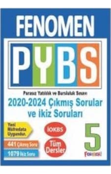Fenomen 5.sınıf Pybs Tüm Dersler Çıkmıs Sorular Ve Ikız Soruları 2020-2024