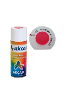 Mey İthalat Akçalı Sprey Boya 400 Ml 521 Florasan Koyu Kırmızı Belirtilmemiş