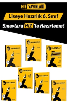 6. Sınıf Tüm Dersler Soru Bankası Seti Toplam 7 Kaynak 25-26 Sezon Güncel Baskı 6. Sınıf Tüm Dersler Soru Bankası Seti Toplam 7 Kaynak 25-26 Sezon Güncel Baskı