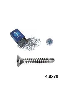 Selectron 4,8x70 Yıldız Havşa Başlı Matkap Uçlu Vida 300 Ad. Selectron 4,8x70 Yıldız Havşa Başlı Matkap Uçlu Vida 300 Ad.