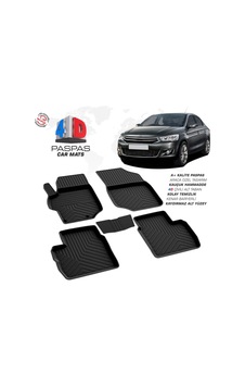 Citroen C-elysee 4d Araca Özel Havuzlu Kauçuk Paspas 2013 Ve Üzeri
