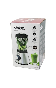 Sinbo Turbo Doğrayıcı Blender - Buz Kırıcı - 1.5 Litre Cam Hazne Sinbo Turbo Doğrayıcı Blender - Buz Kırıcı - 1.5 Litre Cam Hazne