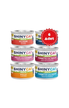 Gimcat Shinycat Broth Sos İçinde Karışık Kedi Konserve Mama 6 x 70 G Gimcat Shinycat Broth Sos İçinde Karışık Kedi Konserve Mama 6 x 70 G