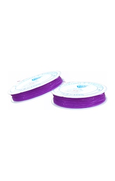 Mor Misina 1.0 Mm Esnek Silikon El İşi Takı Aksesuar Misinası - 1 Adet