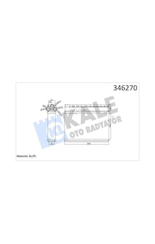 Kalorıfer - 610 - Radyatoru Bmw E39 - Dpmıx-hb - E36 Klımalı Kalorıfer - 610 - Radyatoru Bmw E39 - Dpmıx-hb - E36 Klımalı
