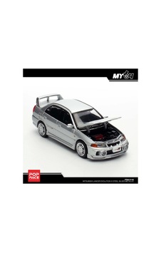 /64 Mitsubishi Lancer Evolution Iv Steel Silver Metallic /64 Mitsubishi Lancer Evolution Iv Steel Silver Metallic