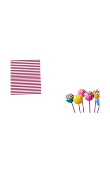 Cesil Cakepops - Lolipop Çubuğu 24lü Pembe