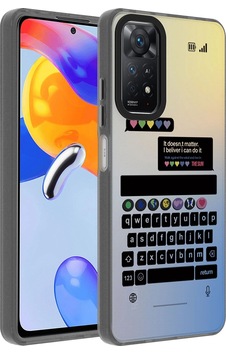 Xiaomi Redmi Note 11 Pro 5g Kılıf Desenli Zore Dragon Sert Kapak Klavye Xiaomi Redmi Note 11 Pro 5g Kılıf Desenli Zore Dragon Sert Kapak Klavye