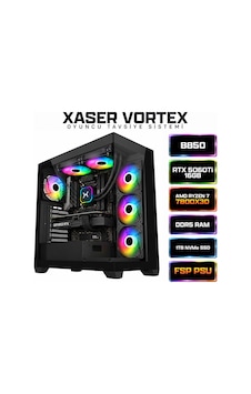 Xaser Vortex X180 R7-7800X3D 32 GB 1 TB SSD 16 GB RTX5060Tİ Dos Masaüstü Oyuncu Bilgisayarı Xaser Vortex X180 R7-7800X3D 32 GB 1 TB SSD 16 GB RTX5060Tİ Dos Masaüstü Oyuncu Bilgisayarı