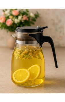 900 Ml Süzgeçli Cam Sürahi Çok Renkli 900 Ml Süzgeçli Cam Sürahi Çok Renkli