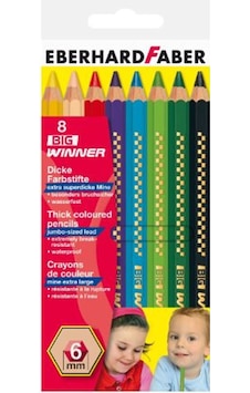 Eberhard Faber Big Winner Jumbo Boya Kalemi 8 Renk Eberhard Faber Big Winner Jumbo Boya Kalemi 8 Renk