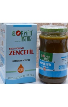 Lokman Aktar Ballı Pollenli Zencefil Karışımlı Bitkisel Macun 420 G Lokman Aktar Ballı Pollenli Zencefil Karışımlı Bitkisel Macun 420 G