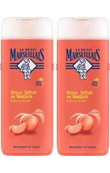 Le Petit Marseillais Beyaz Şeftali & Nektarin Duş Jeli 2 x 400 ML Le Petit Marseillais Beyaz Şeftali & Nektarin Duş Jeli 2 x 400 ML