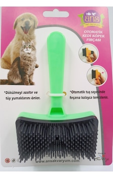 Ans Kedi Köpek Tuşlu Otomatik Tüy Toplayıcı Tarak Yeşil Ans Kedi Köpek Tuşlu Otomatik Tüy Toplayıcı Tarak Yeşil