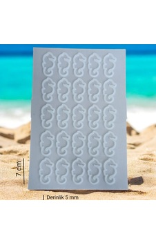 25 Li Deniz Atı Epoksi Magnet Kalıbı