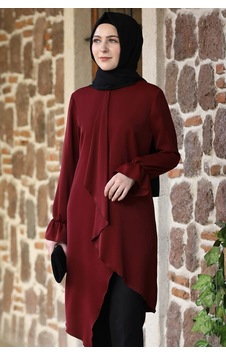 Esilanur Arya Tesettür Tunik Bordo Esilanur Arya Tesettür Tunik Bordo