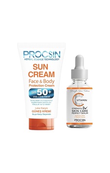 Procsin Güneş Kremi Ve C Vitamini Fırsat Paketi Procsin Güneş Kremi Ve C Vitamini Fırsat Paketi