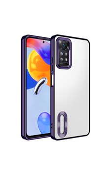 Xiaomi Redmi Note 11 Pro 5g Kılıf Kamera Korumalı Logo Gösteren Zore Omega Kapak Derin Mor Xiaomi Redmi Note 11 Pro 5g Kılıf Kamera Korumalı Logo Gösteren Zore Omega Kapak Derin Mor