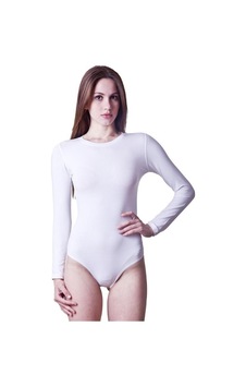 6 Adet Dono Bayan Likralı Uzun Kollu Çıtçıtlı Body 2340 Beyaz 6 Adet Dono Bayan Likralı Uzun Kollu Çıtçıtlı Body 2340 Beyaz