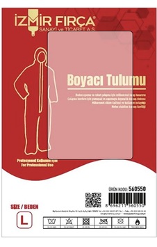 İzmir Fırça Boyacı Tulumu Beyaz