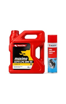 Petrol Ofisi Maxıma Auto Lpg 20w-50 4 Litre + Würth Balata Spreyi 500 ML Petrol Ofisi Maxıma Auto Lpg 20w-50 4 Litre + Würth Balata Spreyi 500 ML