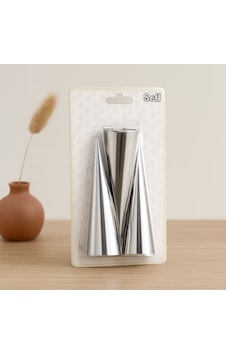 Metal Pasta Dekorasyon Kalıbı 3'lü Çap 3.4 Cm X 12 Cm Diğer Metal Pasta Dekorasyon Kalıbı 3'lü Çap 3.4 Cm X 12 Cm Diğer