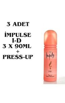 Impulse I-d Kadın Press Up 3 X 90ml Püskürtmelidir Impulse I-d Kadın Press Up 3 X 90ml Püskürtmelidir