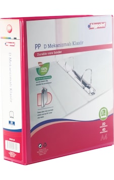 Bigpoint 2d Mekanizmalı Klasör 7 Cm Açık Kırmızı Kırmızı