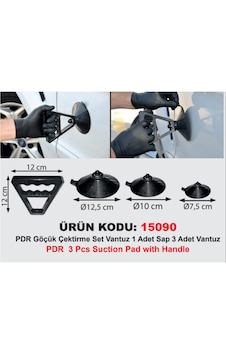 Pdr Göçük Çektirme Set Vantuz 1 Adet Sap 3 Adet Vantuz Pdr Göçük Çektirme Set Vantuz 1 Adet Sap 3 Adet Vantuz