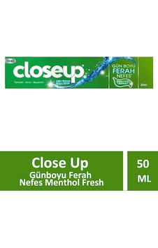 Close Up Günboyu Ferah Nefes Menthol Fresh 50 Ml Close Up Günboyu Ferah Nefes Menthol Fresh 50 Ml