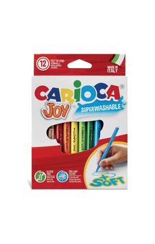 3 Adet Carioca Joy Süper Yıkanabilir Keçeli Boya Kalemi 12'li 3 Adet Carioca Joy Süper Yıkanabilir Keçeli Boya Kalemi 12'li