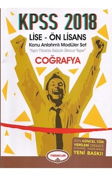 Kpss 2018 Lise Ön Lisans Konu Anlatımlı Coğrafya
