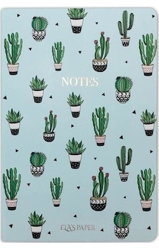 Kaktüs Mavi Notebook - Defter Kaktüs Mavi Notebook - Defter