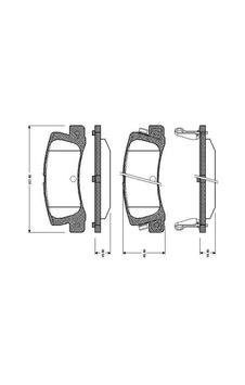 Opel Corsa B Arka Fren Balatasi 2000-2000 Bosch 0986tb2109 Opel Corsa B Arka Fren Balatasi 2000-2000 Bosch 0986tb2109