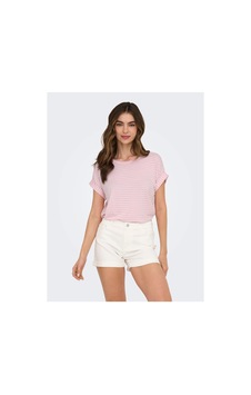 Jack & Jones Only Kadın 15206243 Onlmoster Strıpe S/s O-neck Top Jrs Noos Pembe Jack & Jones Only Kadın 15206243 Onlmoster Strıpe S/s O-neck Top Jrs Noos Pembe