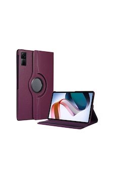 Aksesuarcim Xiaomi Pad İle Uyumlu Kılıfı Suni Deri 2 Farklı Stand Olabilen Darbe Korumalı 360 Dönebilen Tablet Kılıfı Mor Sku: Zeusb0fhhyd8r6 Arka Kapak