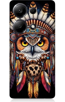 Xiaomi Redmi Note 13 Pro 4g Uyumlu Kabile Baykuşunun Bilgeliği Desenli Silikon Kılıf Çok Renkli Xiaomi Redmi Note 13 Pro 4g Uyumlu Kabile Baykuşunun Bilgeliği Desenli Silikon Kılıf Çok Renkli
